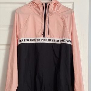 Womens Pink Windbreaker